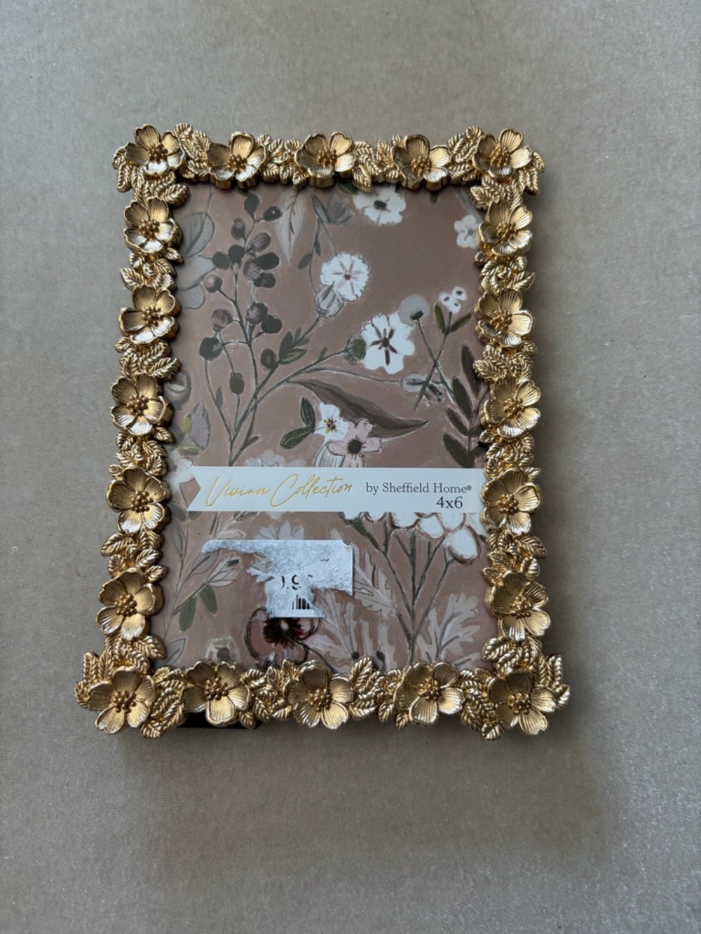 Sheffield Home Gold Floral Ornate Picture Frame
